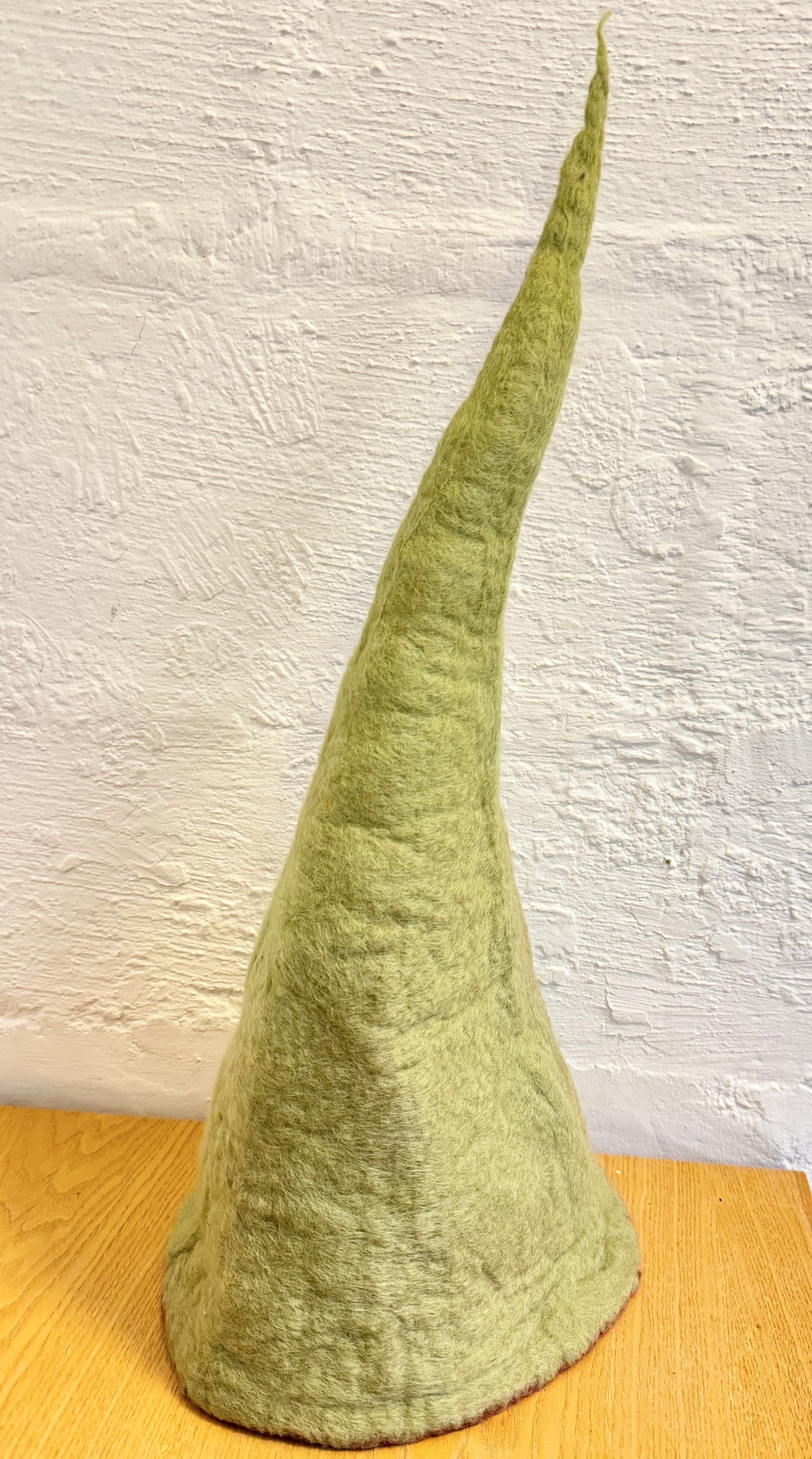 Handmade Green Felt Wizard Hat
