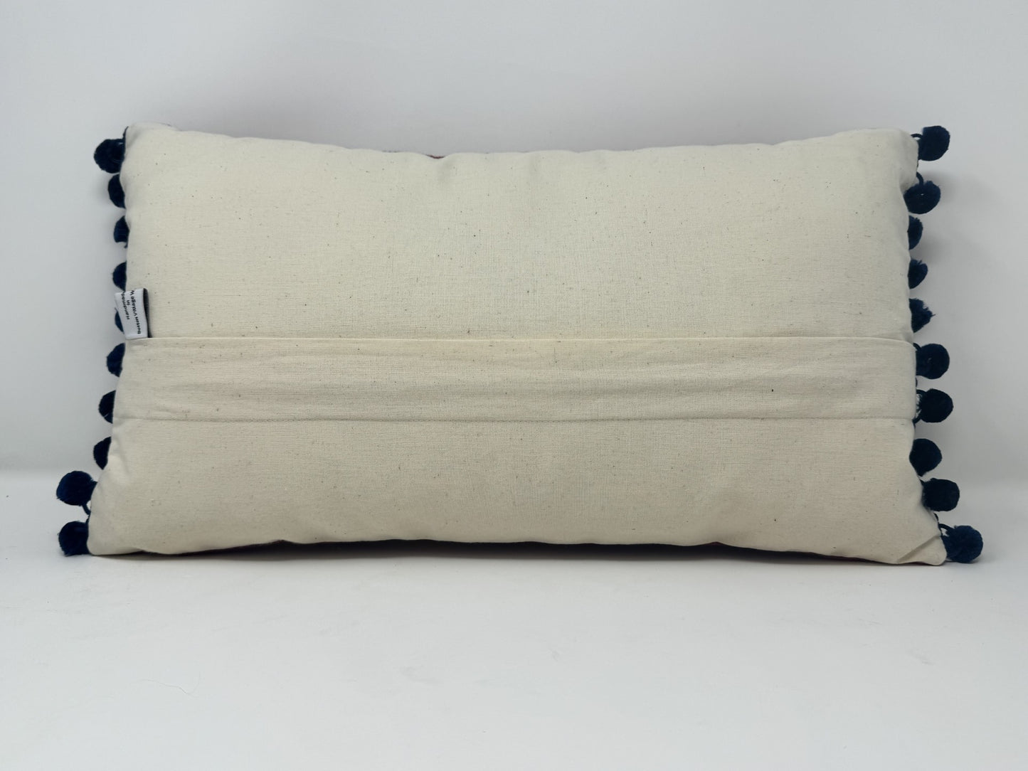 Woven pompom Cushion