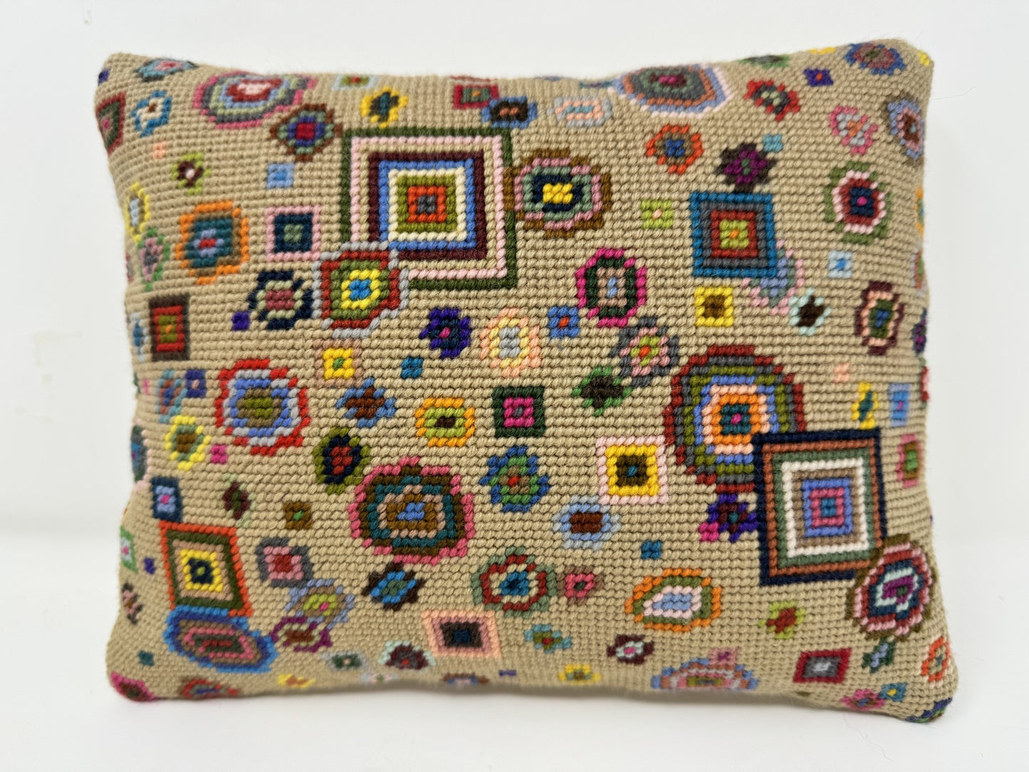 Funky Hand-woven Cushion