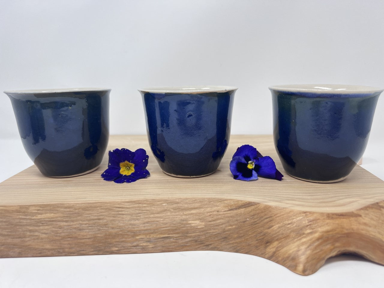 Dark Blue Stoneware Beaker