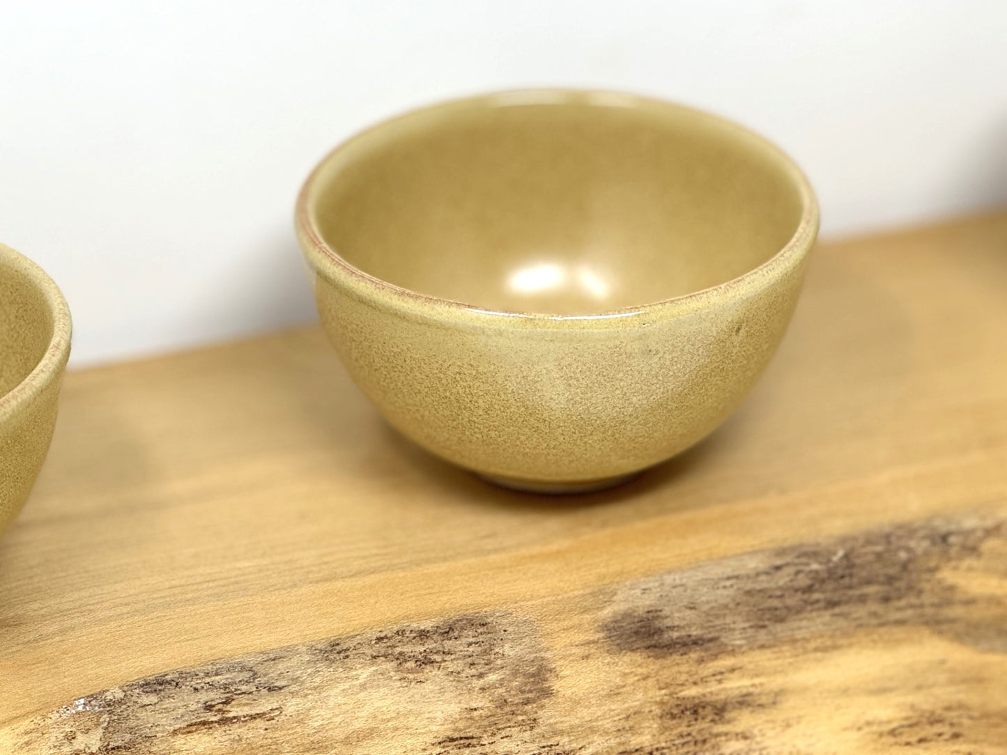 Small Stoneware Bowls-  Golden Caramel