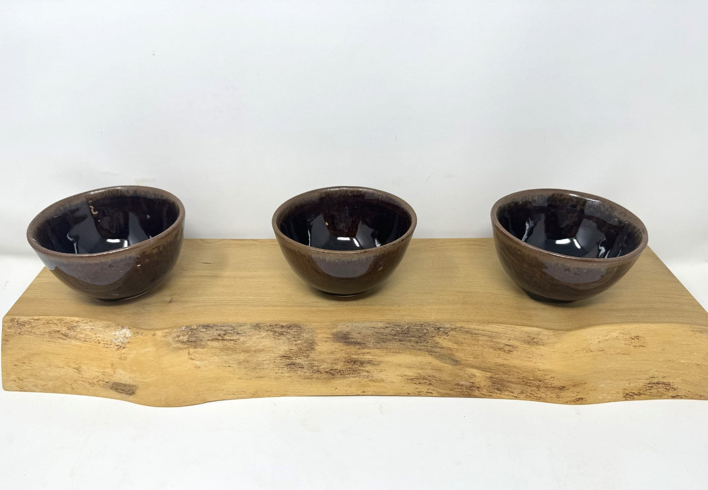 Small Stoneware Bowls- Rich Coffee