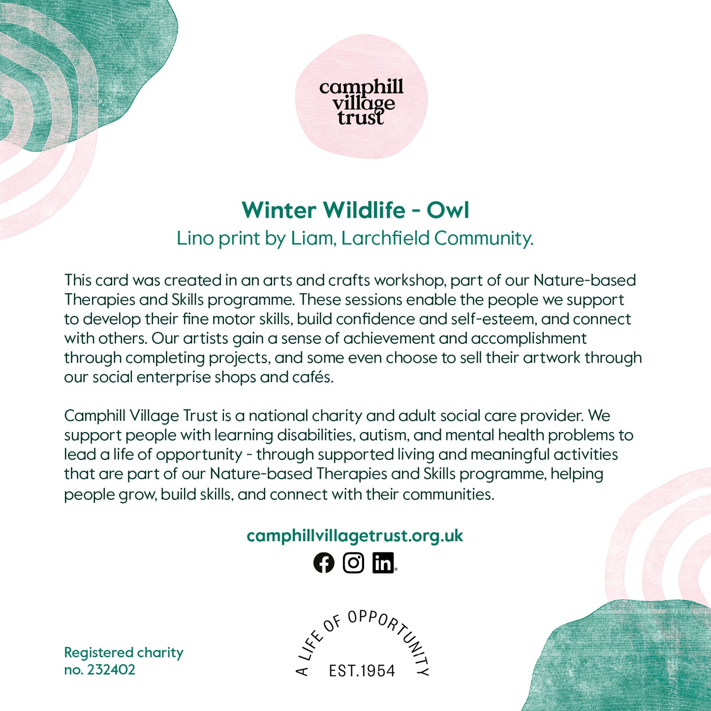 Winter Wildlife- Christmas Cards