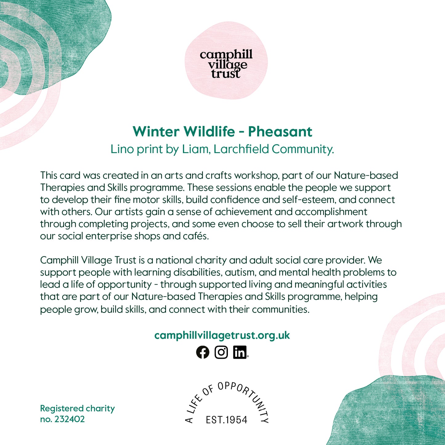 Winter Wildlife- Christmas Cards