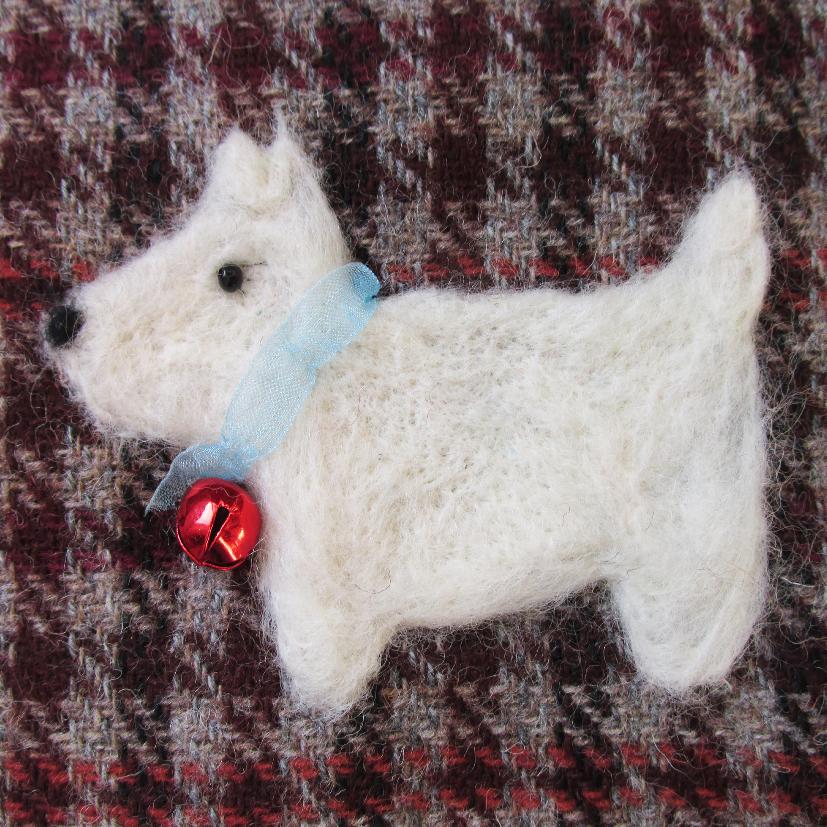 Christmas Card, Scottie Dog