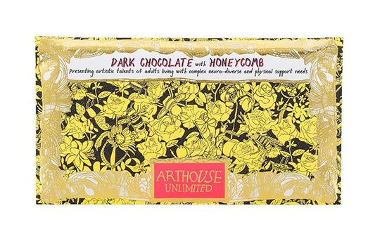 ARTHOUSE- Bee Free Dark Chocolate with Honeycomb