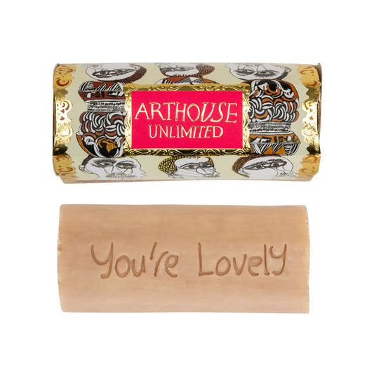 ARTHOUSE Unlimited Figureheads Design Organic Tubular Soap 'You're lovely'
