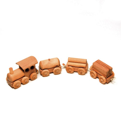 Wooden Freight Train Toy