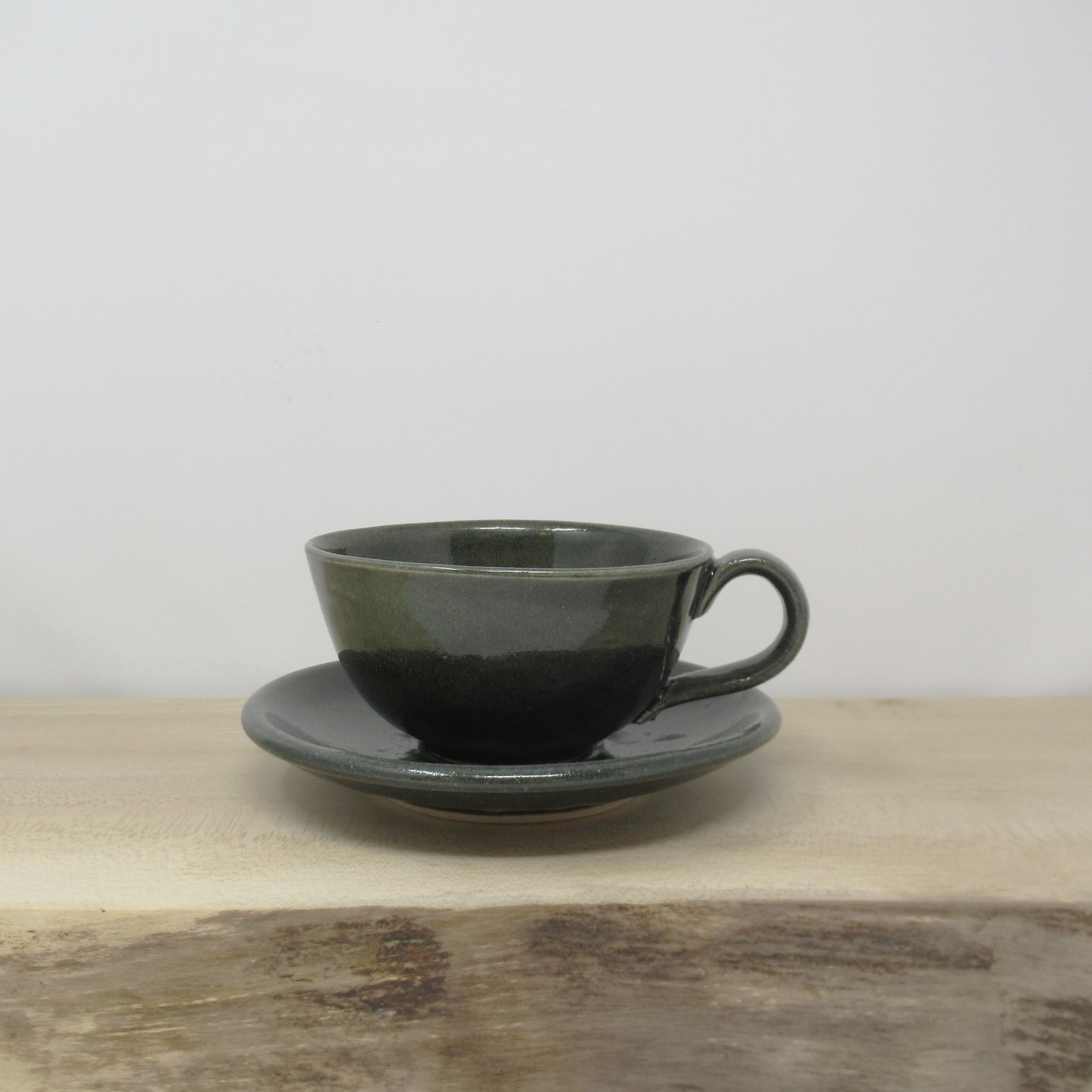 Stoneware Cup & Saucer