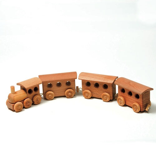Wooden Passenger Train Toy