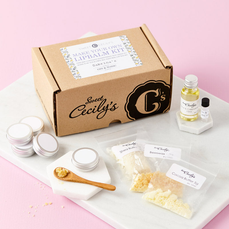 Make Your Own Lip Balm Kit Gin & Tonic Flavour