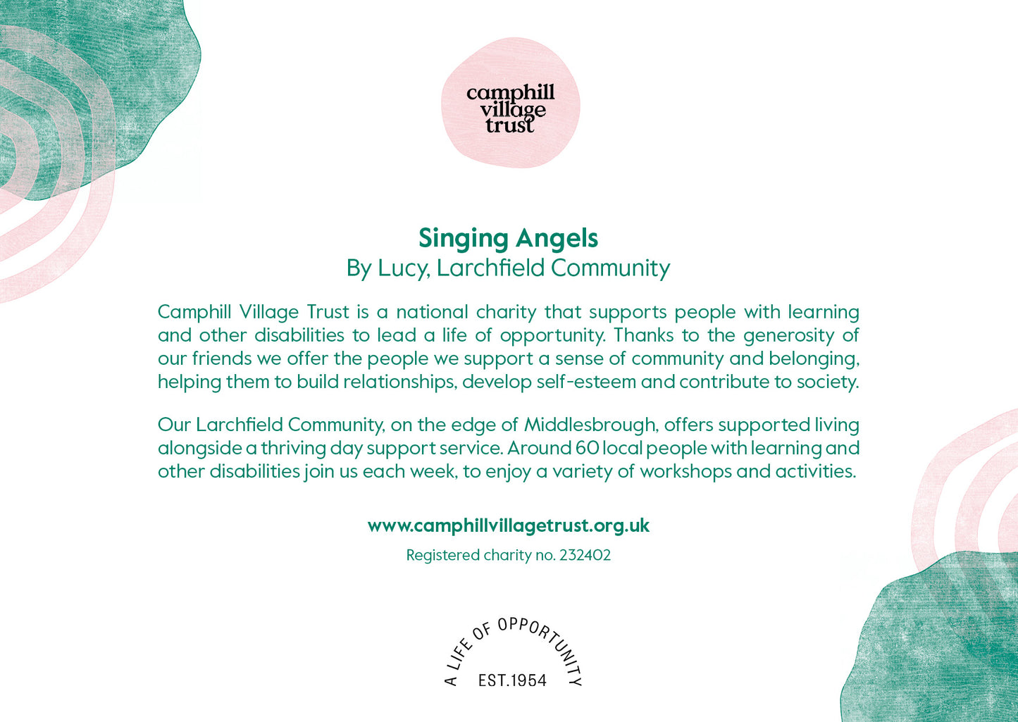 Singing Angels Christmas Cards