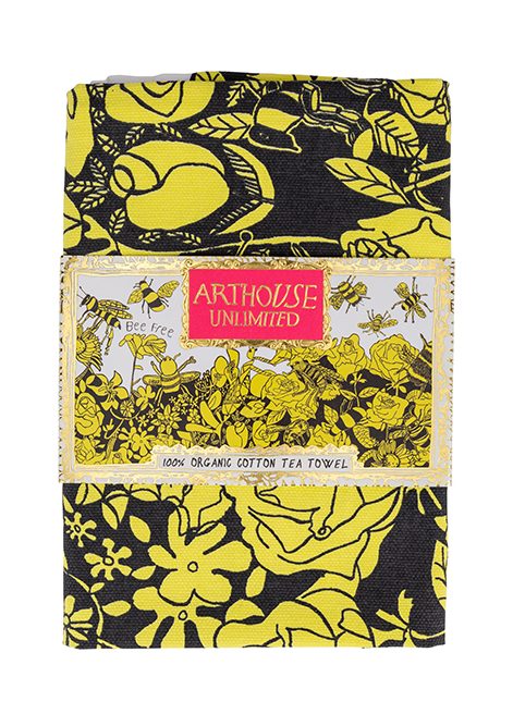 ARTHOUSE Unlimited Bee Free Tea Towel