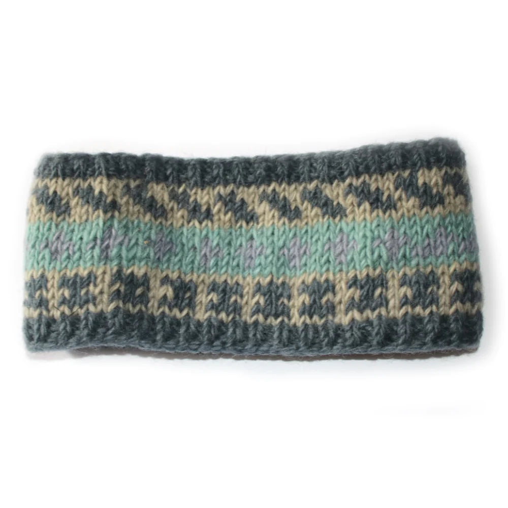 Nordic Knit Wool Headbands
