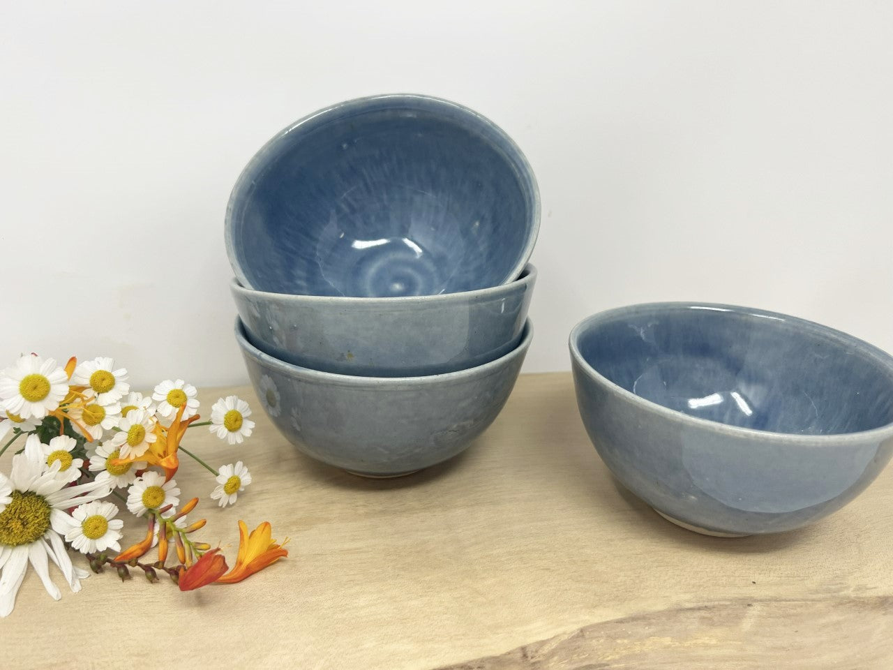 Light Blue Stoneware Bowl