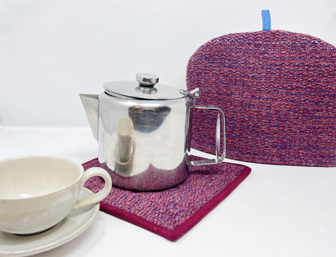 Woven Tea Cosy and Mat